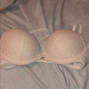 White lace Victoria secret bra